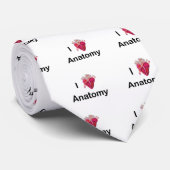 I Liebe-Anatomie mit menschlichem Herzen! Krawatte (Gerollt)