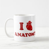 I Liebe anatomy2 Kaffeetasse (Links)