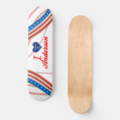 I Liebe Anderson, Wisconsin Skateboard (Vorderseite)