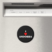 I Liebe Andorra Magnet (In Situ (Geschirrspüler))