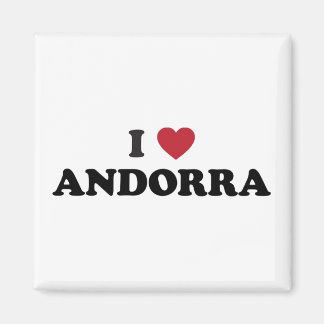 I Liebe Andorra Magnet