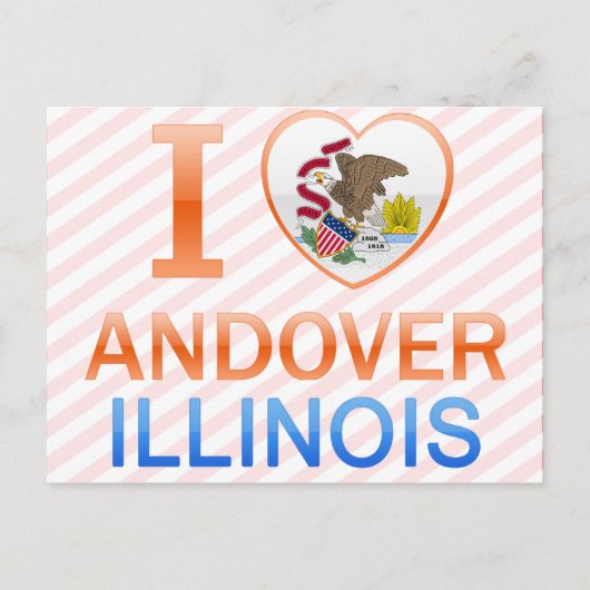 I Liebe Andover, IL Postkarte (Vorderseite)