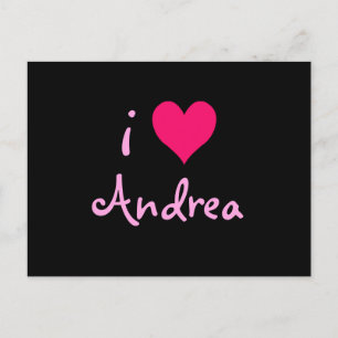 I Liebe Andrea Postkarte