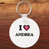I Liebe Andrea Schlüsselanhänger (Vorderseite)