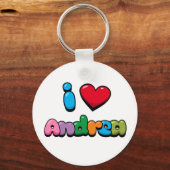 I Liebe Andrea Schlüsselanhänger (Rückseite)