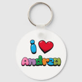 I Liebe Andrea Schlüsselanhänger (Rückseite)