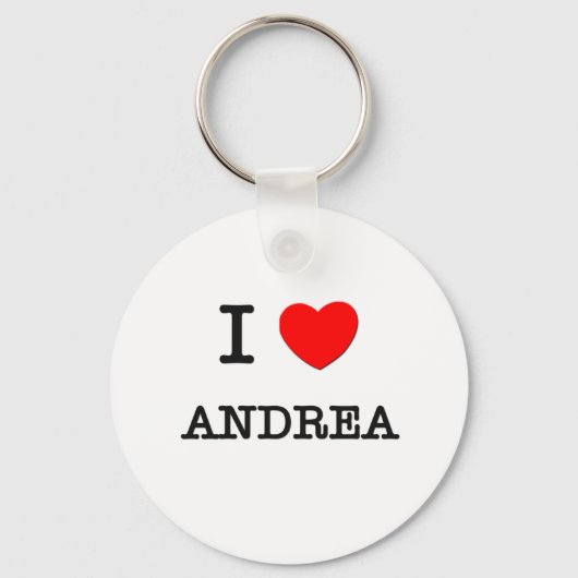 I Liebe Andrea Schlüsselanhänger (Vorderseite)