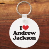 I Liebe Andrew Jackson Schlüsselanhänger (Vorderseite)