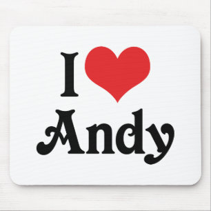 I Liebe Andy Mousepad