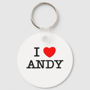 I Liebe Andy Schlüsselanhänger