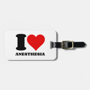 I LIEBE ANESTHESIEN GEPÄCKANHÄNGER
