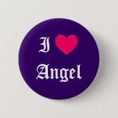 I Liebe Angel Button (Vorderseite)