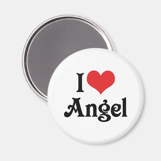 I Liebe Angel Magnet (Vorderseite/Rückseite)