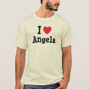 I Liebe Angela Herzstück T - Shirt