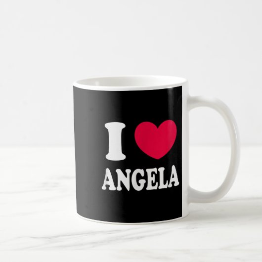 I Liebe Angela Kaffeetasse (Rechts)