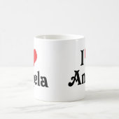 I Liebe Angela Kaffeetasse (Mittel)