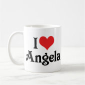 I Liebe Angela Kaffeetasse (Links)
