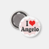 I Liebe Angelo Magnet (Vorderseite/Rückseite)