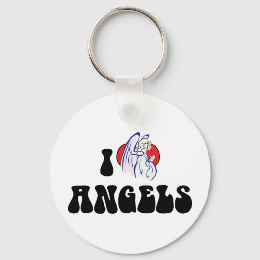 I Liebe Angels Schlüsselanhänger (Vorderseite)