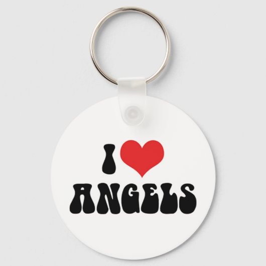 I Liebe Angels Schlüsselanhänger (Vorderseite)