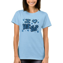 I Liebe Angesagt-Hop-T - Shirt