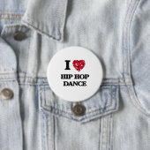 I Liebe-angesagter Hopfentanz Button (Beispiel)
