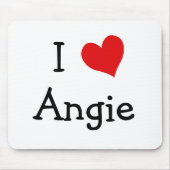 I Liebe Angie Mousepad (Vorne)