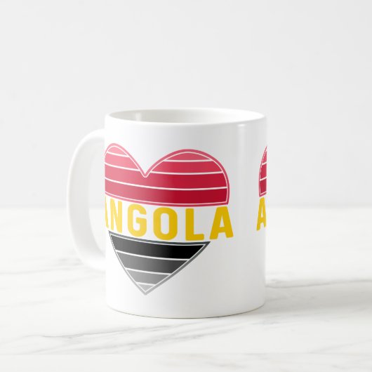 I Liebe Angola, Angola Kaffeetasse (Vorderseite Links)