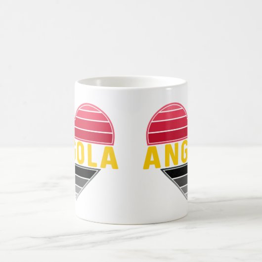 I Liebe Angola, Angola Kaffeetasse (Mittel)