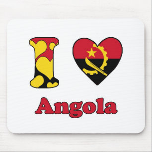 I Liebe Angola Mousepad