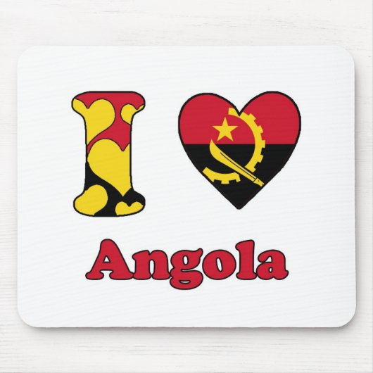 I Liebe Angola Mousepad (Vorne)