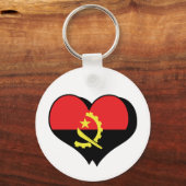 I Liebe Angola Schlüsselanhänger (Vorderseite)