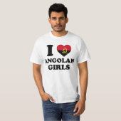 I Liebe Angolan Girls T-Shirt (Vorne ganz)