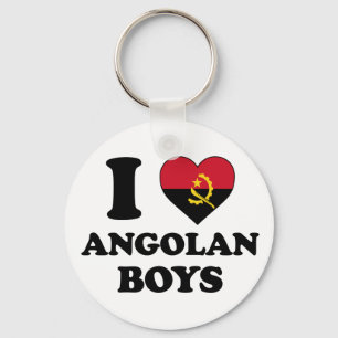 I Liebe Angolan Jungs Schlüsselanhänger