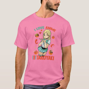 I Liebe Anime and Takoyaki - Niedlich Kawaii - Man T-Shirt