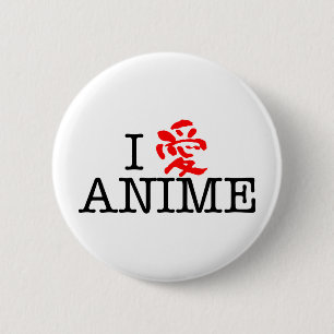 I Liebe Anime Button