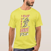 I Liebe Anime Lettering T-Shirt (Vorderseite)