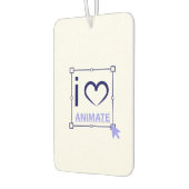 I Liebe animieren Autolufterfrischer (Links)