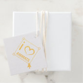 I Liebe animieren Geschenkanhänger (Mit Box)