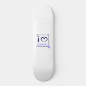 I Liebe animieren Skateboard (Vorderseite)