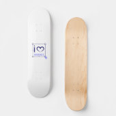 I Liebe animieren Skateboard (Vorderseite)