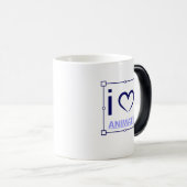 I Liebe animieren Verwandlungstasse (VorderseiteRechts)