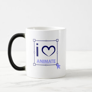 I Liebe animieren Verwandlungstasse