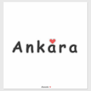 I Liebe Ankara Aufkleber