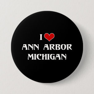 I Liebe Ann Arbor, Michigan Button