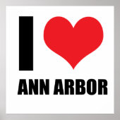I Liebe Ann Arbor Poster (Vorne)