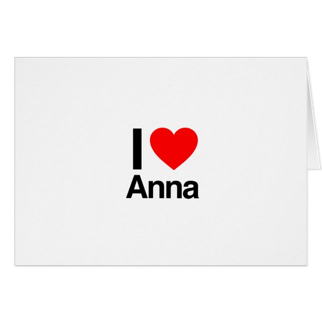 i Liebe anna (Vorderseite (Horizontal))