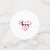 I Liebe Anna Konfetti (Klein Vorderseite)