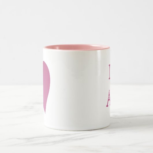 I Liebe Anna Zweifarbige Tasse (Mittel)