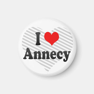 I Liebe Annecy, Frankreich Magnet